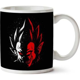 Art Hediye 01 Dragonball Z Vegeta Oozaru Yüzü Iki Tarafı Baskılı Kupa Bardak