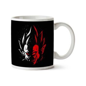 Art Hediye 01 Dragonball Z Vegeta Oozaru Yüzü Iki Tarafı Baskılı Kupa Bardak
