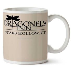 Art Hediye 01 Dragonfly Inn Stars Hollow.png Iki Tarafı Baskılı Kupa Bardak