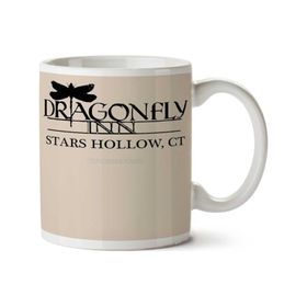 Art Hediye 01 Dragonfly Inn Stars Hollow.png Iki Tarafı Baskılı Kupa Bardak