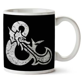 Art Hediye 01 Dungeons And Dragons Symbol White Iki Tarafı Baskılı Kupa Bardak