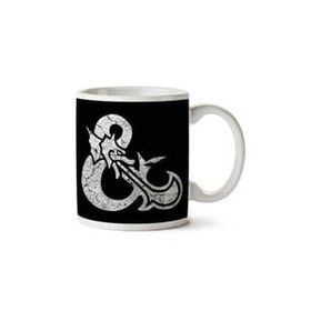 Art Hediye 01 Dungeons And Dragons Symbol White Iki Tarafı Baskılı Kupa Bardak