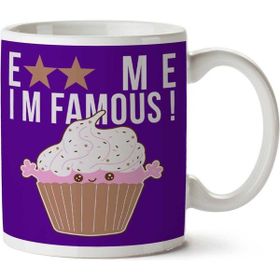 Art Hediye 01 Eat Me Im Famous Cupcake Iki Tarafı Baskılı Kupa Bardak