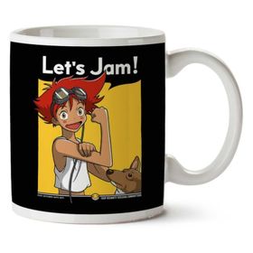 Art Hediye 01 Edward Cowboy Bebop'la Sıkışmak İki Tarafı Baskılı Kupa Bardak