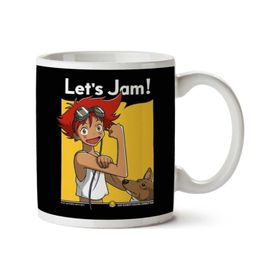 Art Hediye 01 Edward Cowboy Bebop'la Sıkışmak İki Tarafı Baskılı Kupa Bardak