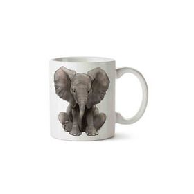 Art Hediye 01 Elephant Fil İki Tarafı Baskılı Kupa Bardak