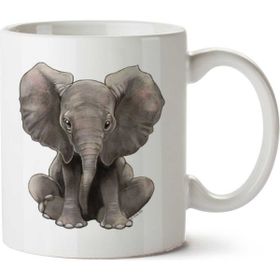 Art Hediye 01 Elephant Fil İki Tarafı Baskılı Kupa Bardak