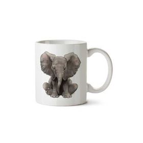 Art Hediye 01 Elephant Fil İki Tarafı Baskılı Kupa Bardak