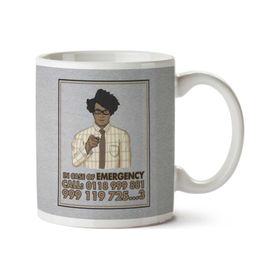 Art Hediye 01 Emergency Call It Crowd Iki Tarafı Baskılı Kupa Bardak