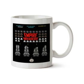Art Hediye 01 Empire Invaders Iki Tarafı Baskılı Kupa Bardak