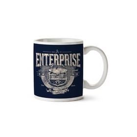 Art Hediye 01 Enterprise Interstellar Star Trek Iki Tarafı Baskılı Kupa Bardak