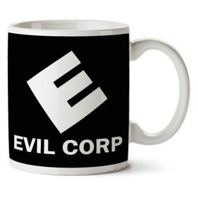 Art Hediye 01 Evil Corp Mr Robot Iki Tarafı Baskılı Kupa Bardak