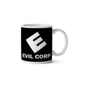 Art Hediye 01 Evil Corp Mr Robot Iki Tarafı Baskılı Kupa Bardak