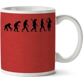 Art Hediye 01 Evolution Bagpipe Iki Tarafı Baskılı Kupa Bardak