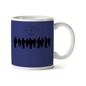 Art Hediye 01 Exo Exodus Silhouette Iki Tarafı Baskılı Kupa Bardak