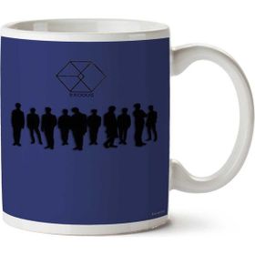 Art Hediye 01 Exo Exodus Silhouette Iki Tarafı Baskılı Kupa Bardak