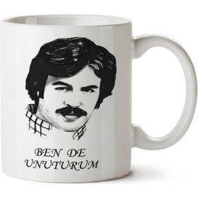 Art Hediye 01 Ferdi Tayfur Ben De Unuturum Iki Tarafı Baskılı Kupa Bardak