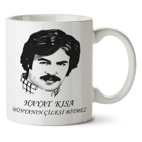 Art Hediye 01 Ferdi Tayfur Hayat Kısa Dünyanın Çilesi Bitmez Iki Tarafı Baskılı Kupa Bardak