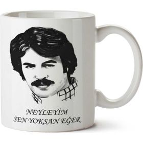 Art Hediye 01 Ferdi Tayfur Neyleyim Sen Yoksan Eğer Iki Tarafı Baskılı Kupa Bardak