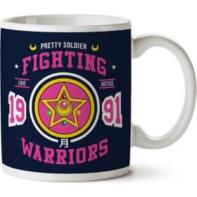 Art Hediye 01 Fighting Senshi Sailor Moon Iki Tarafı Baskılı Kupa Bardak