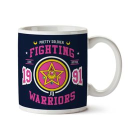 Art Hediye 01 Fighting Senshi Sailor Moon Iki Tarafı Baskılı Kupa Bardak