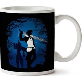 Art Hediye 01 Final Fantasy Orman Siluet Iki Tarafı Baskılı Kupa Bardak