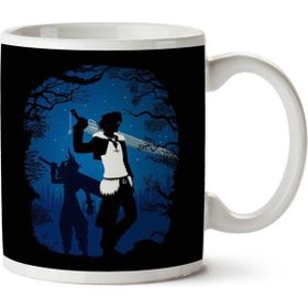 Art Hediye 01 Final Fantasy Orman Siluet Iki Tarafı Baskılı Kupa Bardak