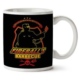 Art Hediye 01 Fireballs Bbq Running Man Iki Tarafı Baskılı Kupa Bardak