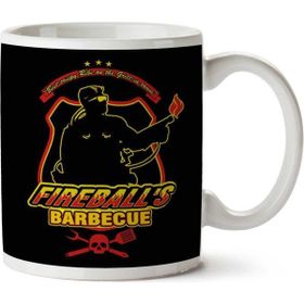 Art Hediye 01 Fireballs Bbq Running Man Iki Tarafı Baskılı Kupa Bardak