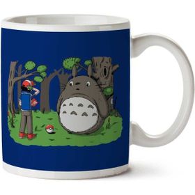 Art Hediye 01 Forest Type Pokemon My Neighbor Totoro İki Tarafı Baskılı Kupa Bardak