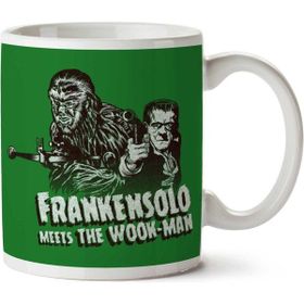 Art Hediye 01 Frankensolo Meets The Wook Man Star Wars B Movie Iki Tarafı Baskılı Kupa Bardak