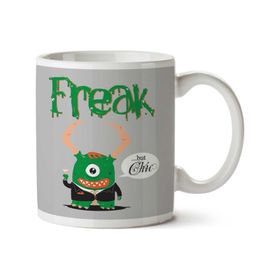 Art Hediye 01 Freak But Chic Iki Tarafı Baskılı Kupa Bardak