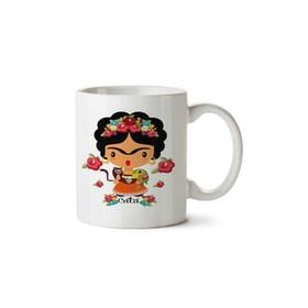 Art Hediye 01 Frida Catu İki Tarafı Baskılı Kupa Bardak