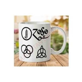 Art Hediye 01 Led Zeppelin Vertical İki Tarafı Baskılı Kupa Bardak