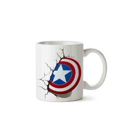 Art Hediye 02 Captain America Marvel İki Tarafı Baskılı Kupa Bardak