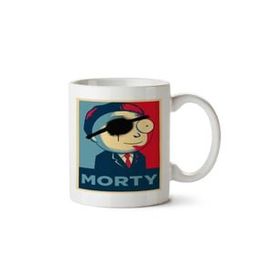 Art Hediye 02 Ram Morty İki Tarafı Baskılı Kupa Bardak