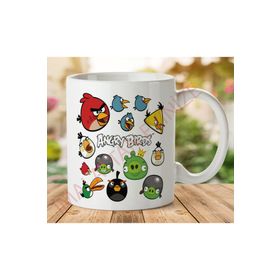 Art Hediye 1-013 Angry Birds Kuşlar İki Taraf Baskılı Kupa Bardak