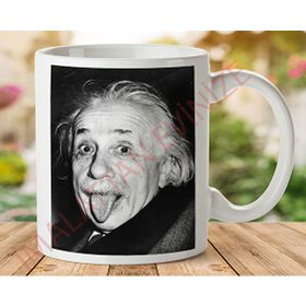 Art Hediye 1-022 Einsteın İki Taraf Baskılı Kupa Bardak
