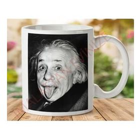 Art Hediye 1-022 Einsteın İki Taraf Baskılı Kupa Bardak
