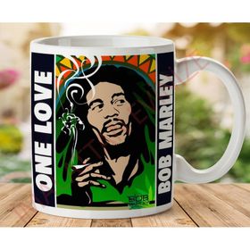 Art Hediye 1-063 Bob Marley One Love İki Tarafı Baskılı Kupa Bardak