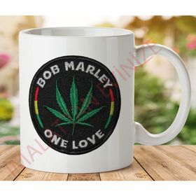 Art Hediye 1-065 BOB MARLEY-ONE LOVE İki Tarafı Baskılı Kupa Bardak