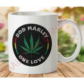 Art Hediye 1-065 BOB MARLEY-ONE LOVE İki Tarafı Baskılı Kupa Bardak