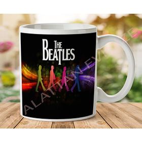 Art Hediye 1-085 THE BEATLES KAPAK İki Tarafı Baskılı Kupa Bardak