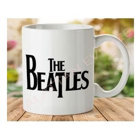 Art Hediye 1-086 THE BEATLES YAZI İki Tarafı Baskılı Kupa Bardak