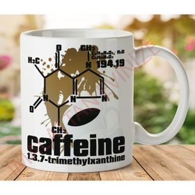 Art Hediye 1-090 Caffeine İki Tarafı Baskılı Kupa Bardak