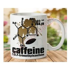 Art Hediye 1-090 Caffeine İki Tarafı Baskılı Kupa Bardak