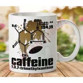 Art Hediye 1-090 Caffeine İki Tarafı Baskılı Kupa Bardak