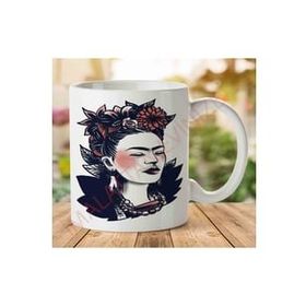 Art Hediye 1-1005 Frida İki Tarafı Baskılı Kupa Bardak
