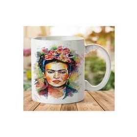 Art Hediye 1-1006 Frida Kahlo İki Tarafı Baskılı Kupa Bardak