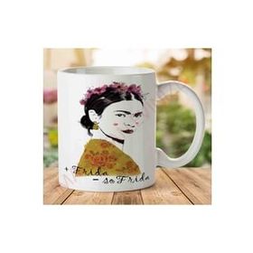 Art Hediye 1-1009 Frida Kahlo İki Tarafı Baskılı Kupa Bardak
